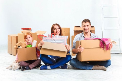 Safe self storage facility interior with clear walkways and organized units