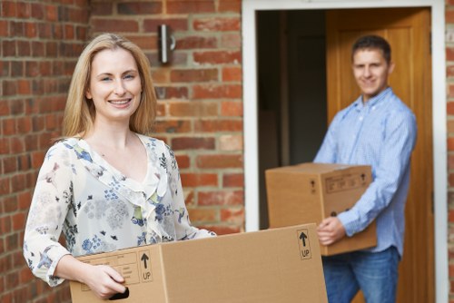 Local removals team handling a Shoreditch flat move with care