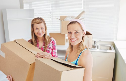 Local student moving items into storage near Shoreditch